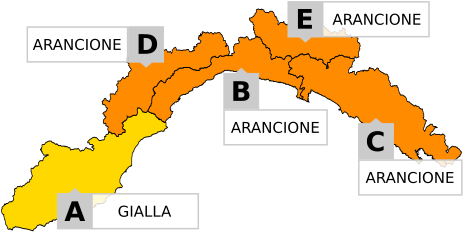 Comune di Portofino - Allerta Gialla dalle 3. Arancione dalle 8