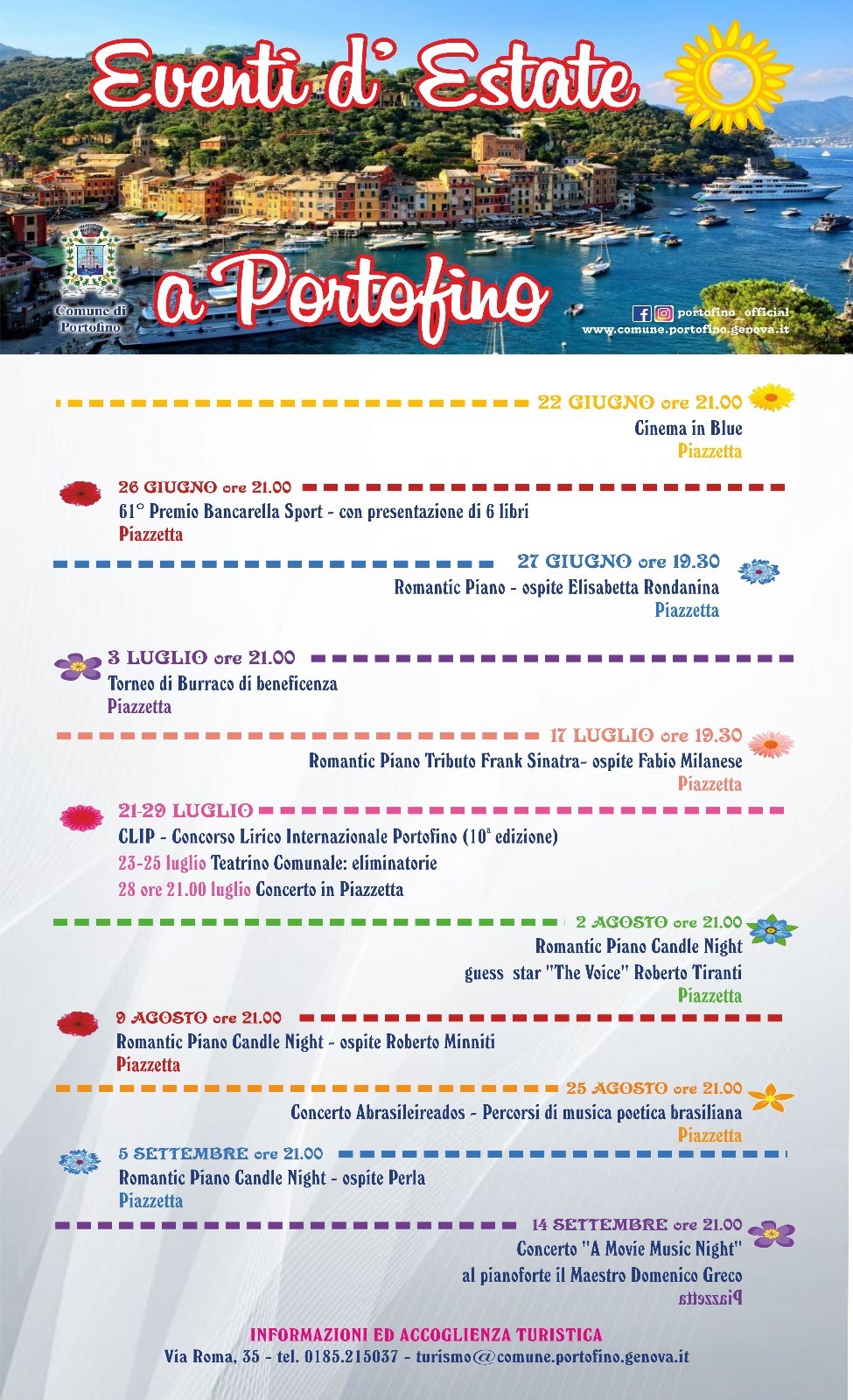 Comune di Portofino - Eventi d'estate a Portofino